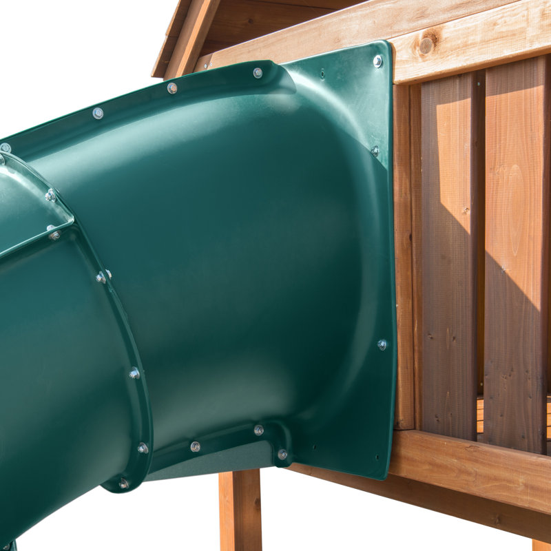 SwingnSlide Turbo Tube Spiral Slide for 5' Deck & Reviews Wayfair